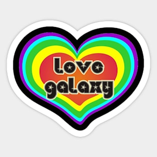 Love Galaxy Sticker